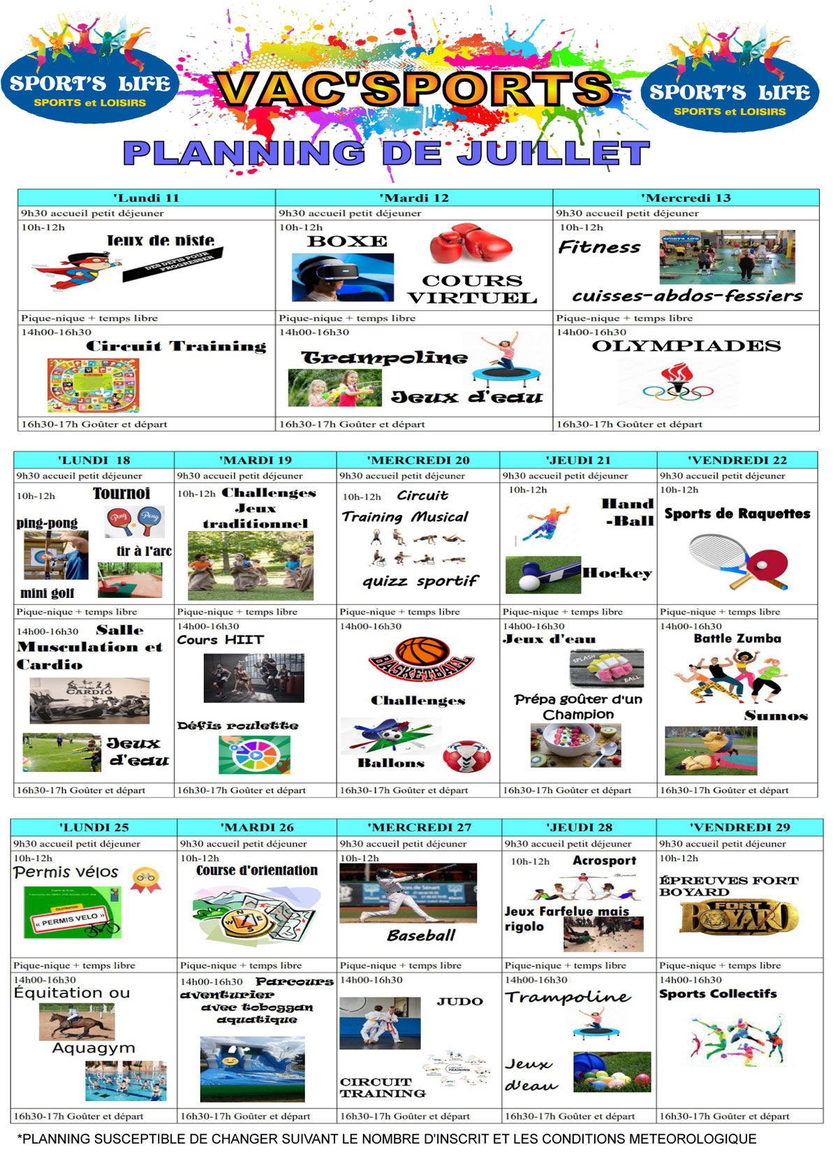 planning ete